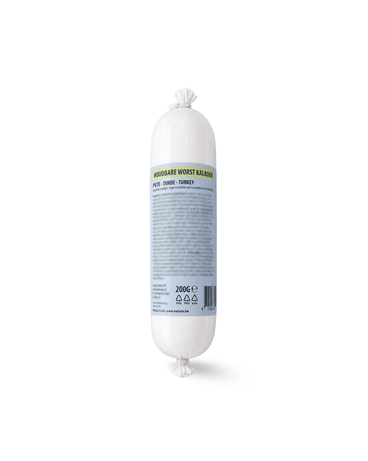 Naturis houdbare worst Kalkoen 200gr