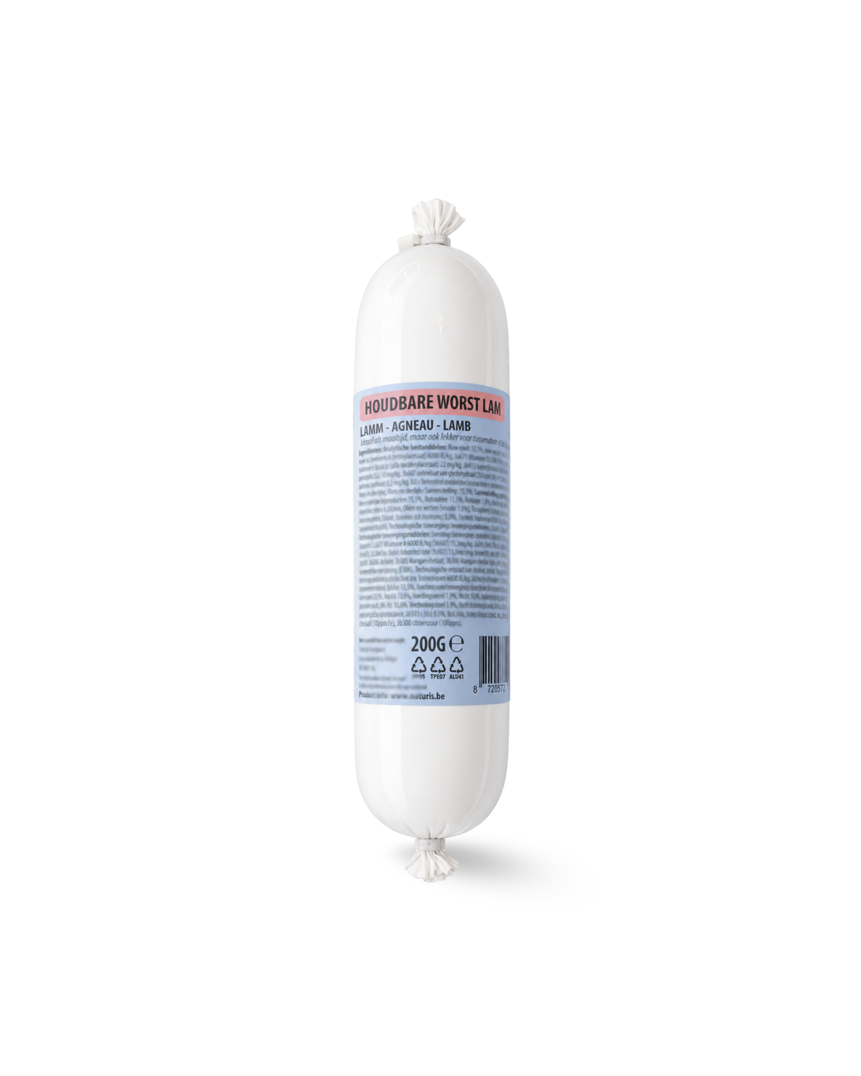 Naturis houdbare worst Lam 200gr
