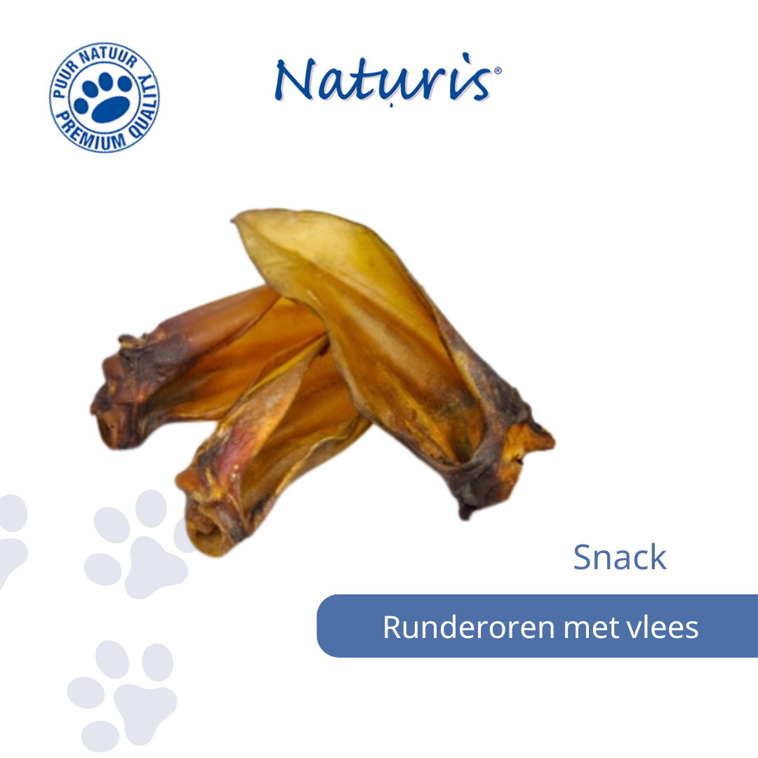 Naturis Rinderohren mit Fleisch 10 Stück