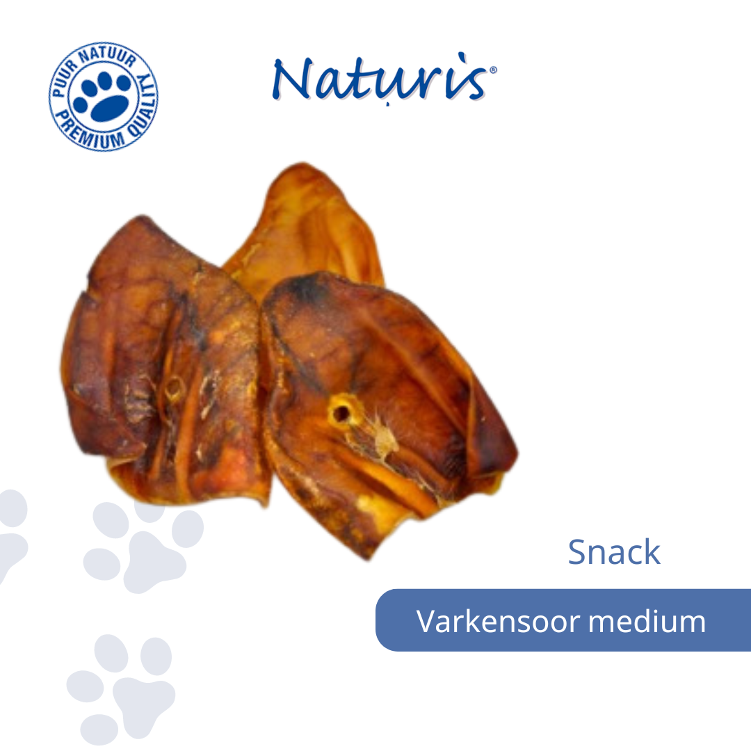 Naturis Schweineohren Medium 100 Stück