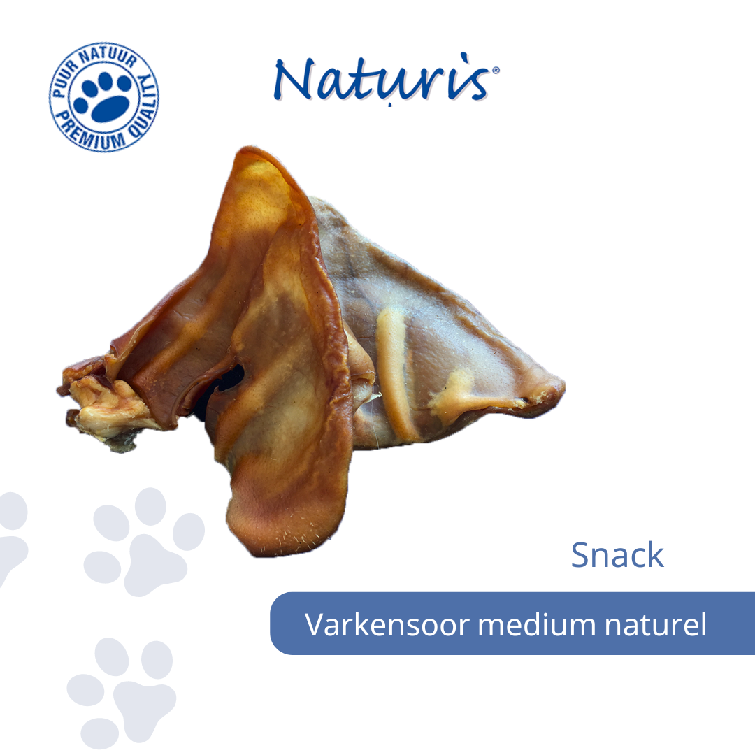 Naturis Varkensoren Medium naturel 10 stuks